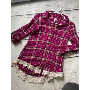 Girls flannel top